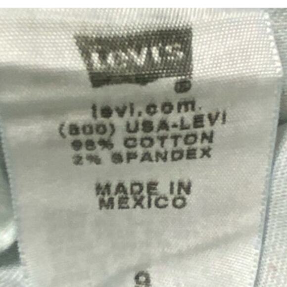 Levis Red Tab Vintage Tilted 504 Jean Women 9 Distressed Mid Rise Stretch Casual - Picture 7 of 7